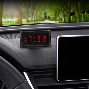 АВТОМОБИЛЬНЫЕ ЧАСЫ СВЕТОДИОДНЫЕ ЦИФРОВЫЕ АВТОМОБИЛЬНЫЕ ЧАСЫ