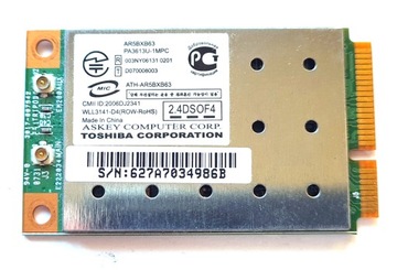 KARTA WI-FI ATHEROS AR5BXB63 802.11b 802.11g