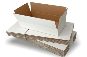 KARTON PUDEŁKO 400x200x80 biały 450g paczkomat A INPOST 30szt
