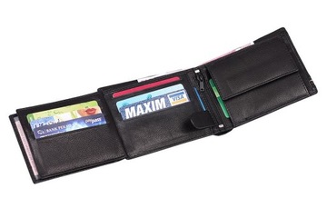 Мужской кожаный мотоциклетный кошелек RFID 7818