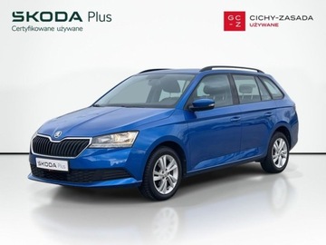 Skoda Fabia III Kombi Facelifting 1.0 TSI 95KM 2021 Skoda Fabia 1.0 TSI 95KM Ambition SalonPL SerwisASO Led SmartLink FV23 95KM