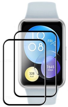 Zestaw Ochronny 2 x Szkło Hybrydowe 7H / 3D do Huawei Watch Fit 2