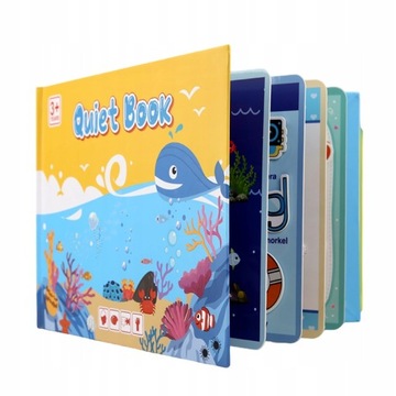 Montessori Quiet Book Wczesna Nauka Dla Dzieci