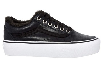 Buty damskie trampki niskie VANS OLD SKOOL PLATFOR tenisówki ocieplane r 38