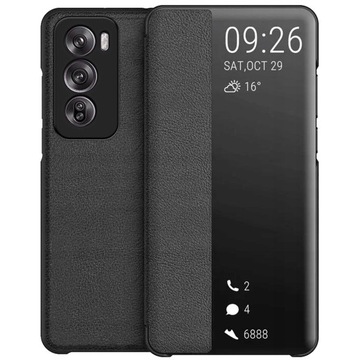 Etui do Oppo Reno 12 Pro | SMART VIEW LEATHER CASE Z KLAPKĄ INTELIGENTNE