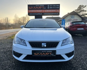 Seat Leon III Hatchback Facelifting 1.4 TSI 125KM 2017 Seat Leon Androidauto /Biała Perła / Salon Pl /, zdjęcie 1