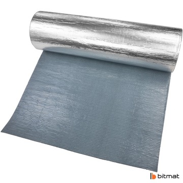 MATA ZA GRZEJNIK samoprzylepna 3mm 0,5m2 na ścianę pianka gumowa aluminium