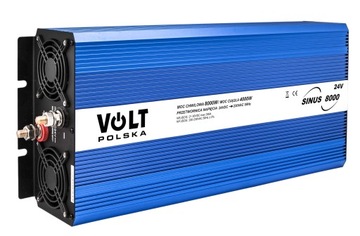 СИНУС-ИНВЕРТОР ПРЕОБРАЗОВАТЕЛЬ 8000/4000Вт 24В 230В