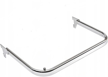 WIESZAK RAMOWY U 120cm CHROM UNIVERSAL SZYNA