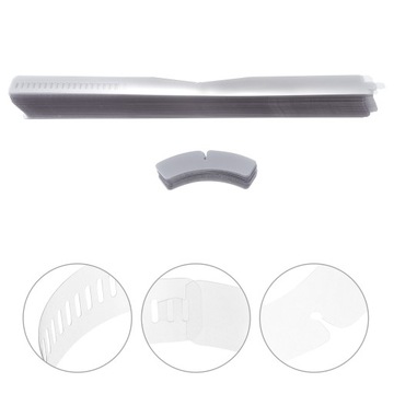 200 шт. пластиковые полоски для воротника рубашки, прочный воротник