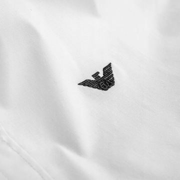 KOSZULA EMPORIO ARMANI BIAŁA MĘSKA SLIM FIT NA PREZENT / S