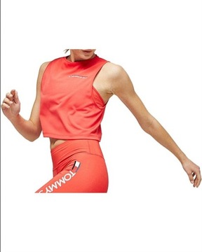 УДАРЯТЬ! Новая модная футболка TOMMY SPORT Crop top, размер XL
