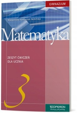 MATEMATYKA KL.3 ZESZYT UCZNIA OPERON