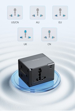 MCDODO TRAVEL CHARGER USB-АДАПТЕР ЕС, США, Великобритания, Австралия