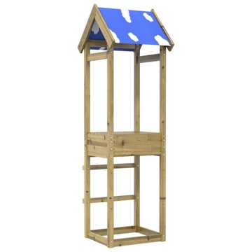 vidaXL Playground Tower 52,5x46,5x195 см Пропитанная сосна