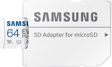 Карта памяти Samsung 64 ГБ microSDXC EVO Plus.
