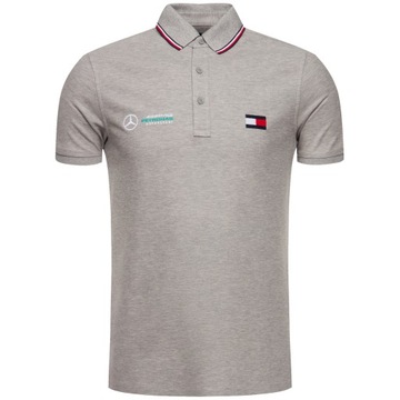 TOMMY HILFIGER KOSZULKA POLO LOGO MERCEDES MB L