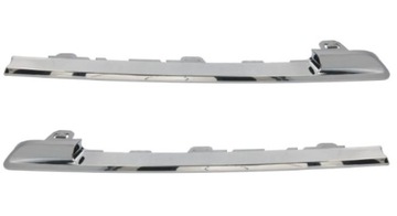 BMW 7 F01 F02 12-16 LIŠTA NÁRAZNÍKU PŘEDNÍ L+P