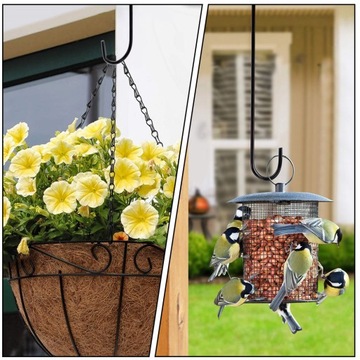 САДОВАЯ ЦВЕТОЧНАЯ КОРЗИНА, КРЮК, ОПОРА ПЕРИЛ