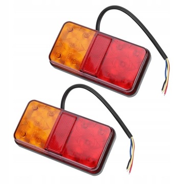 2 SZT UNIWERSALNY LAMP ŚWIATEŁ DO PRZYCZEPKI LED