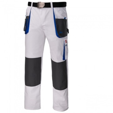SPODNIE robocze białe PAS CLASSIC WHITE r 64