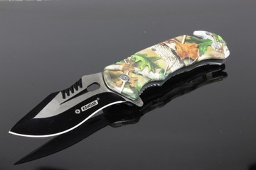 НОЖ ТАКТИЧЕСКИЙ РЫБОЛОВНЫЙ АВТОМАТИЧЕСКИЙ БРЕЙКЕР Leaf KN39