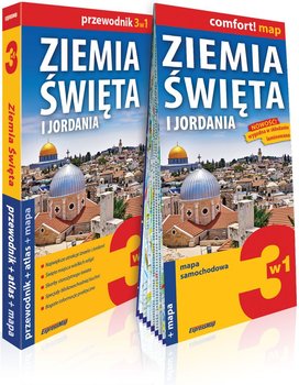 Ziemia Święta i Jordania przewodnik atlas mapa 3w1