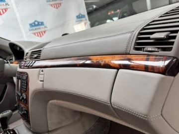 Mercedes Klasa S W220 2001 Mercedes S 600 LONG Biały W12 365KM Gotowy do, zdjęcie 38