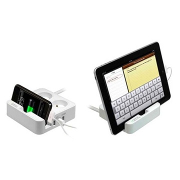 Listwa przeciwprzepięciowa, stojak, ładowarka USB