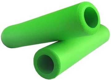 CHWYTY RĄCZKI KIEROWNICY GRIPY ROWER ROWEROWE PIANKOWE ZIELONE