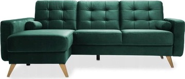NAROŻNIK NAPPA 3FP ZIELONY SWEET SIT GALA