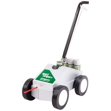 Wózek do znakowania linii boiska + Farba Biała 500ml. 12szt Ampere + Piłka
