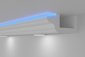 галогенный карниз, подвесной потолок, светодиод