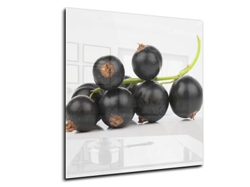 panel szklany między meble dekor 50x55 owoce