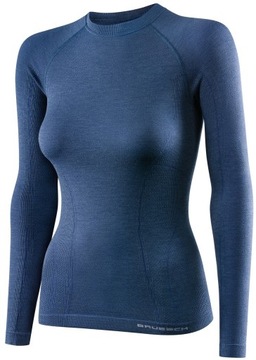 BLUZA TERMOAKTYWNA BRUBECK KOSZULKA DAMSKA MERINO WOOL TERMICZNA ACTIVE S