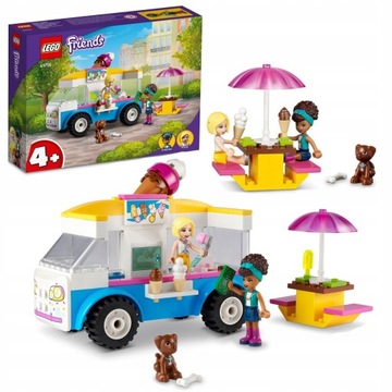 LEGO FRIENDS 41715 LODZIARNIA SAMOCHÓD Z LODAMI AUTO FRENDS AUTKO LODY 4+