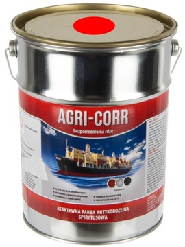 FARBA OKRĘTOWA NA RDZĘ OCYNK ALUMINIUM METAL 5L