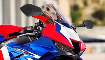 DUŻE LUSTERKA PANORAMICZNE MOTOCYKL HONDA SKUTER QUAD NA OWIEWKĘ SZYBĘ