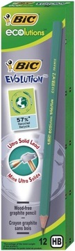 КАРАНДАШ BIC EVOLUTION HB, НЕБЛОКИРУЕМЫЙ, коробка 12 шт.