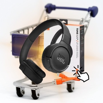 НАКЛАДНЫЕ НАУШНИКИ JBL TUNE 520BT ЧЕРНЫЕ BLUETOOTH PURE BASS 57H БЕСПЛАТНО