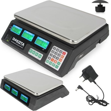 WAGA ELEKTRONICZNA 40KG DLA DOMU I BIZNESU
