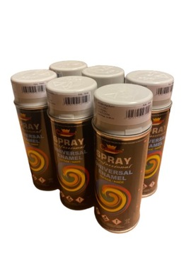FARBA 6 zst LAKIER SPRAY EMALIA 400ml RAL 7035 SZARY
