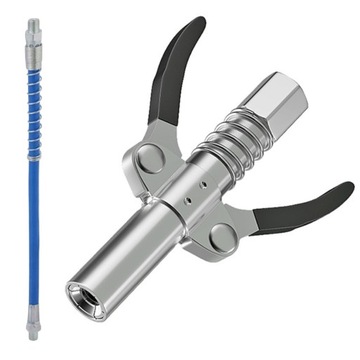 KOŃCÓWKA SMAROWNICY SAMOBLOKUJĄCA 10000 PSI DO KALAMITEK POLSKA WĘŻYK 30 CM