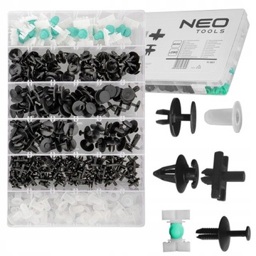 НАБОР АВТОМОБИЛЬНЫХ ЗАЖИМОВ NEO SET ДЛЯ BMW 290 ШТ. ОРГАНАЙЗЕР 11-961