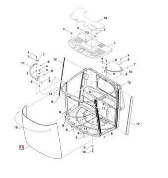 ВЕТРОВОЕ СТЕКЛО NEW HOLLAND CR- CX 84135121