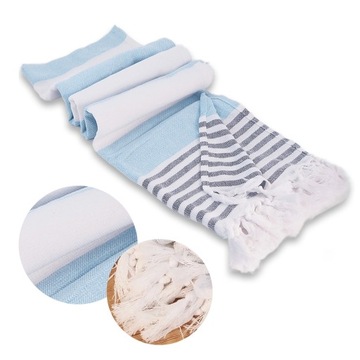 RĘCZNIK KĄPIELOWY PLAŻOWY NA SAUNĘ HAMMAM 100x180