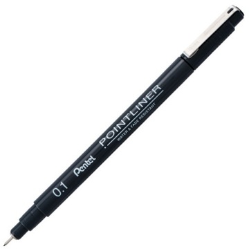 Pentel PointLiner 0,1мм черный