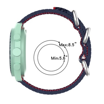 replacement straps compatible for bioceramic 3 ring canvas strap watchbands