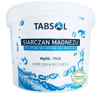 TABSOL SIARCZAN MAGNEZU SÓL DO KĄPIELI EPSOM 10kg