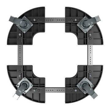 Платформа-основание для цветочных горшков, колеса, 250кг Qvant BK